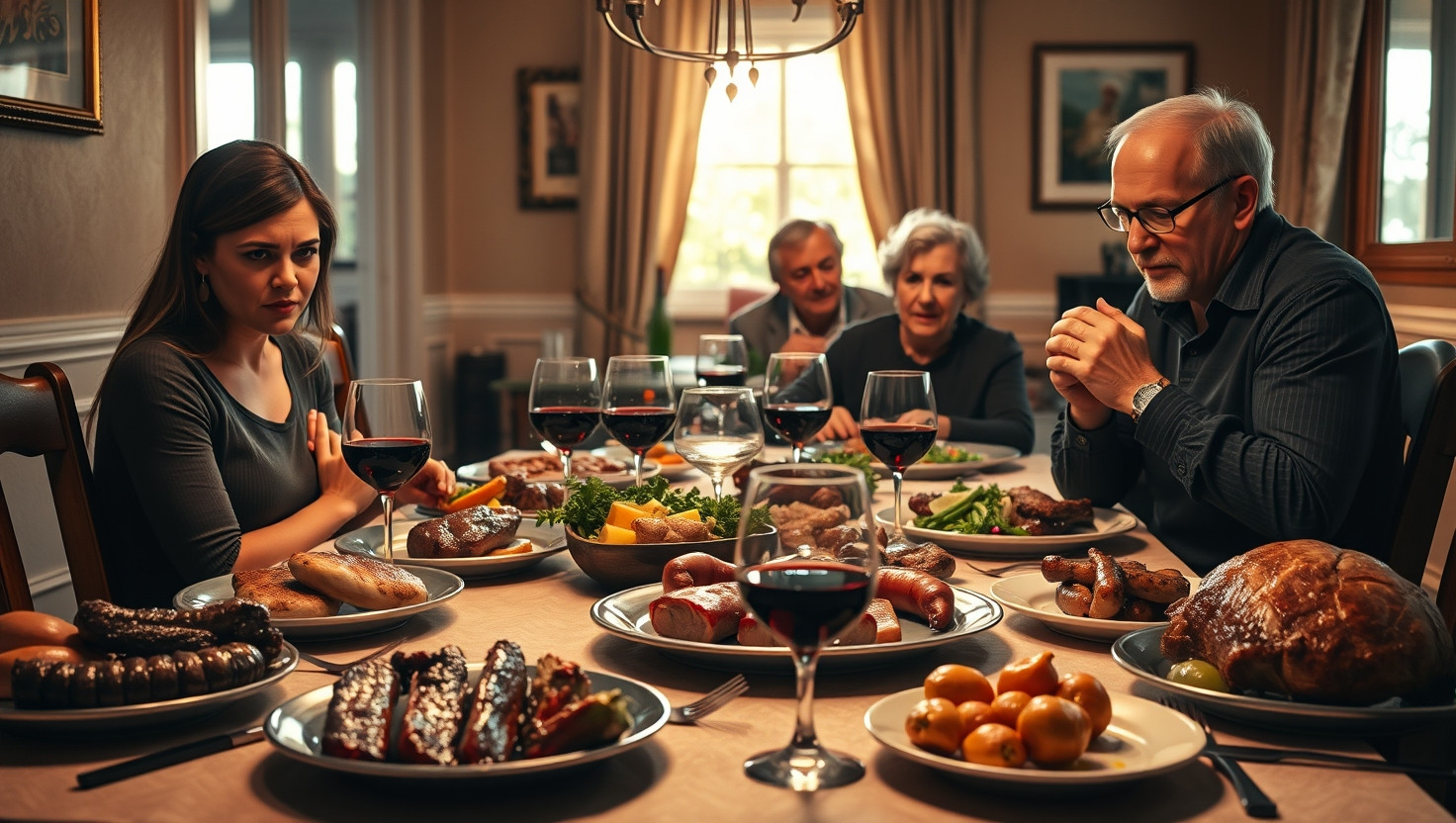 Debating Ethics: Serving All-Meat Dinner to Vegan In-Laws Sparks Family Feud