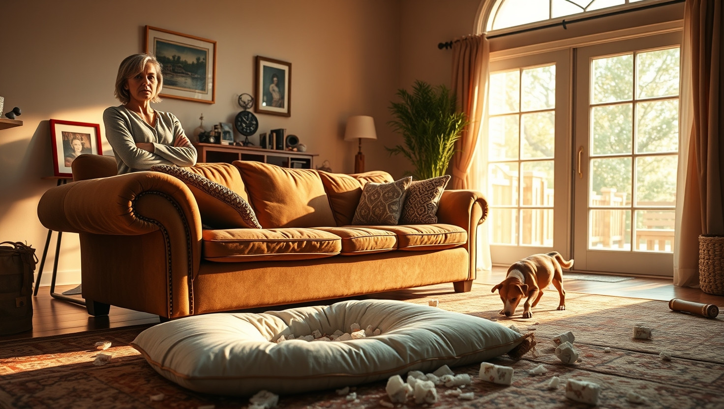 Handling Friends Dog After Furniture Mishap: Am I Wrong to Say No?