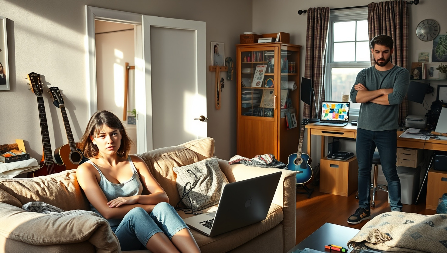 Roommate Wants Equal Rent Despite Workspace Demands: AITA for Asking to Split Fairly?