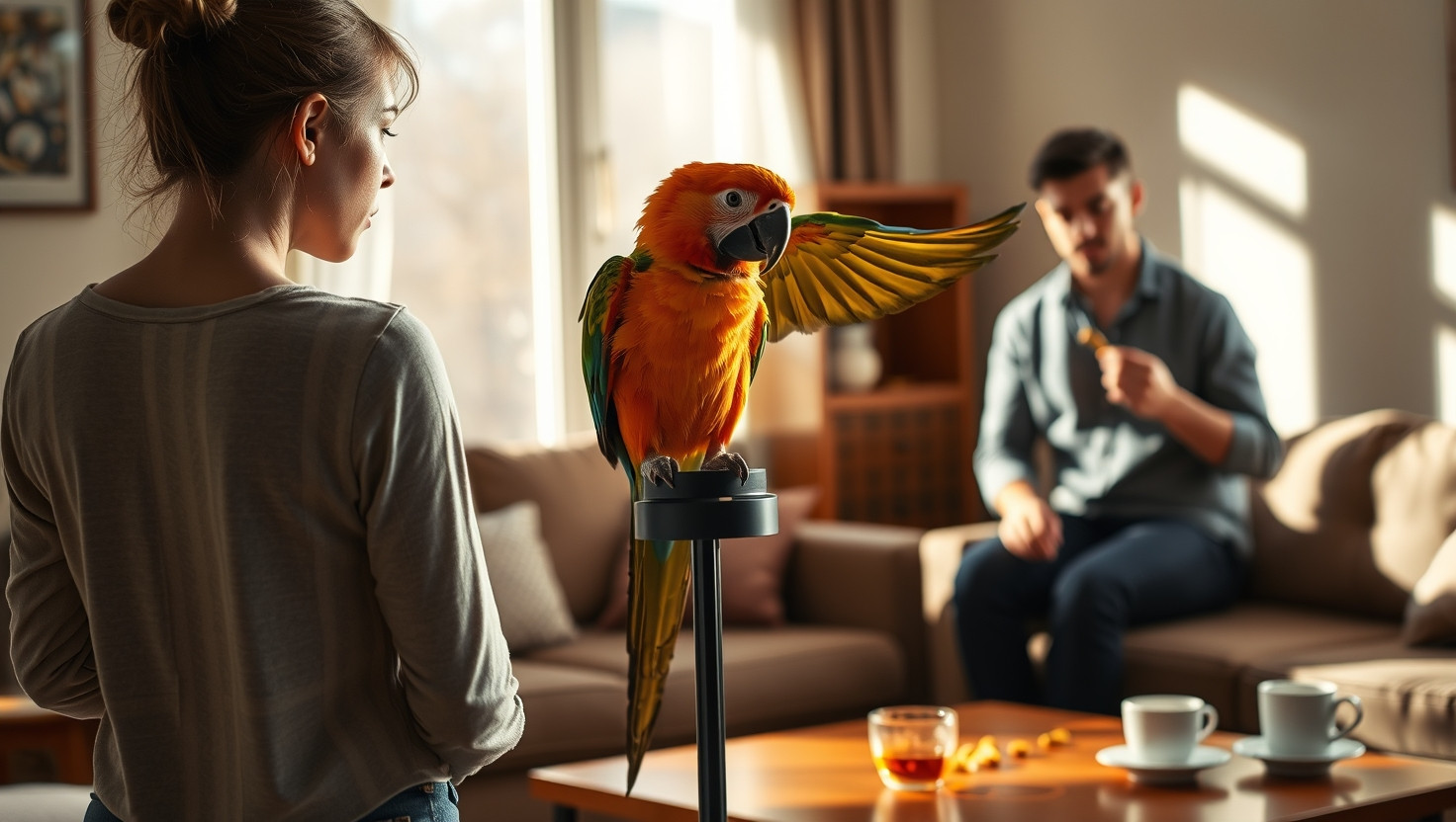 Dealing with Fear: Balancing Love and Phobia in Training Partners Pet Parrot