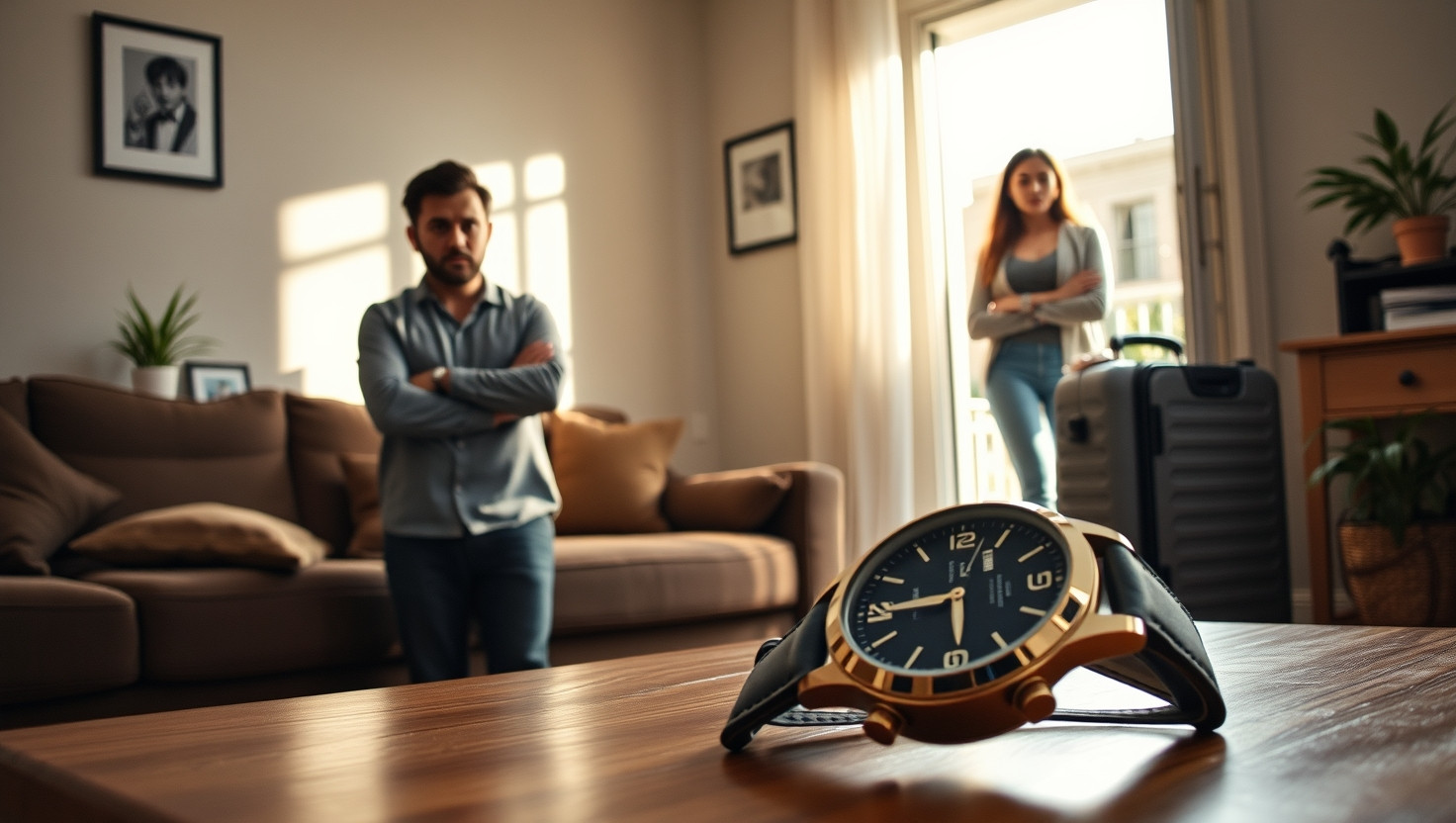 Should I Be Concerned About My Wifes Late Return from Business Trip with Mystery Companion?