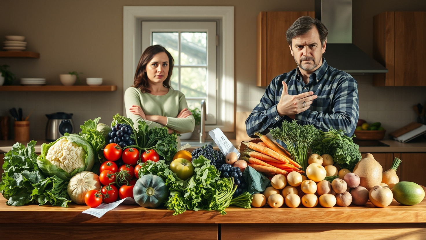 AITA for refusing to split groceries with boyfriend who insists on organic food only?