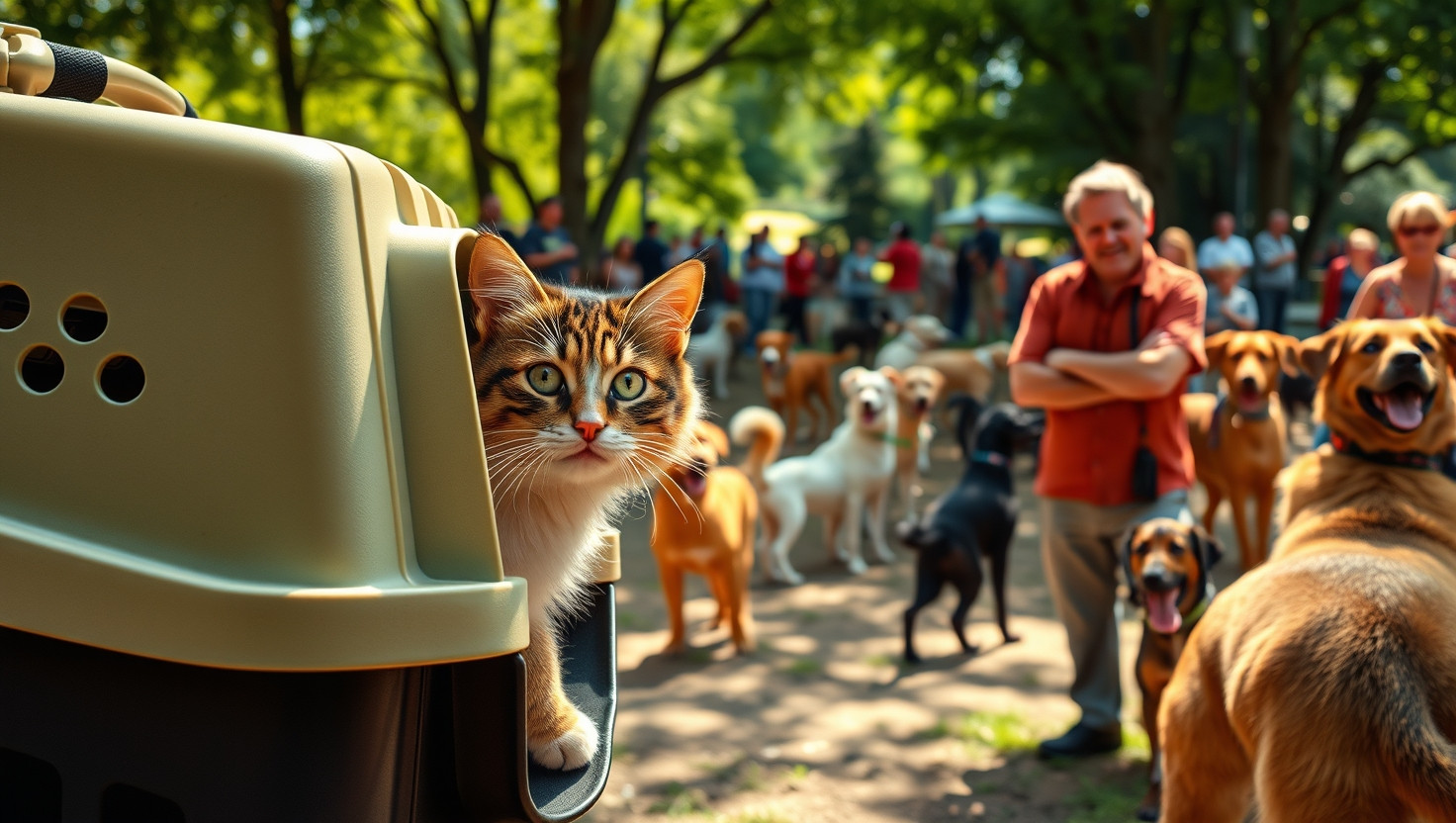 Is it wrong to bring a cat to a dog park?