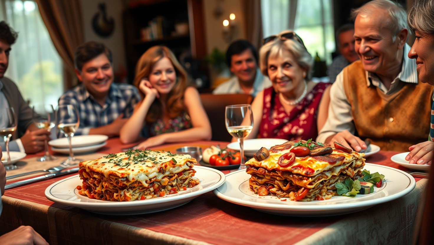 Shaking Up Tradition: Outshining Moms Famous Lasagna at Family Dinner