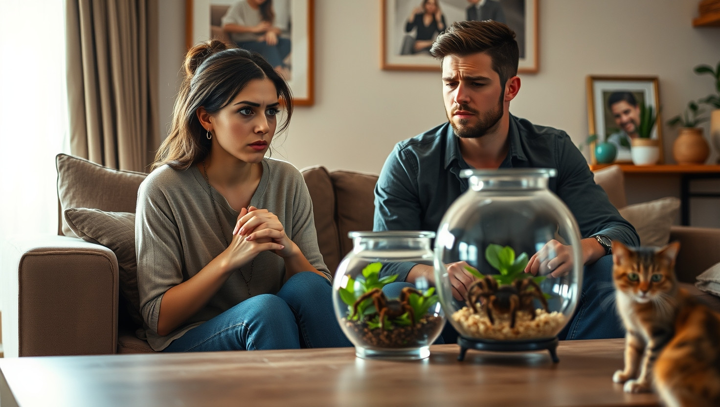 Is it wrong to say no to adopting my partners tarantula despite their emotional bond?