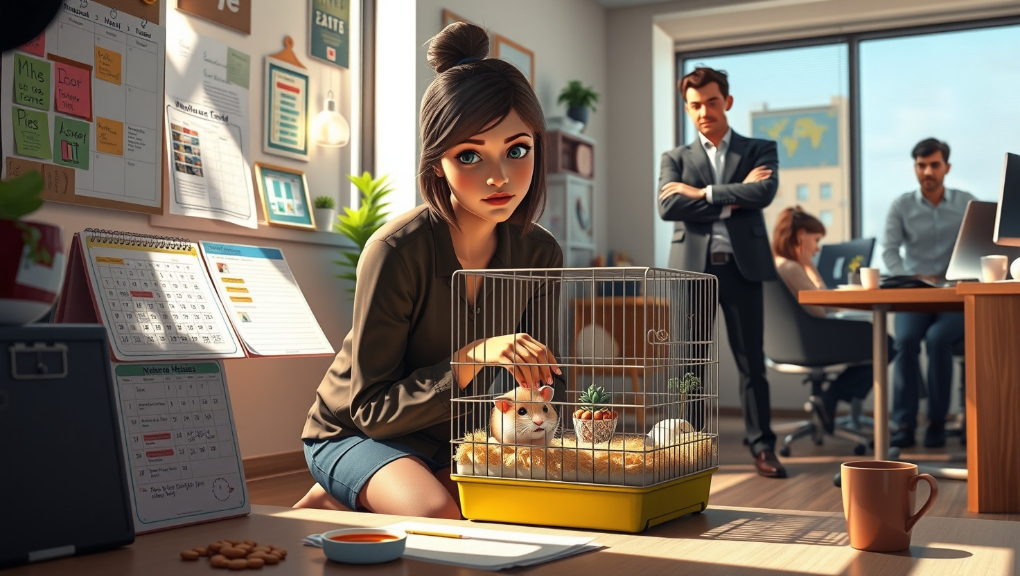 Colleague Neglects Office Hamster: AITA for Refusing Adoption?