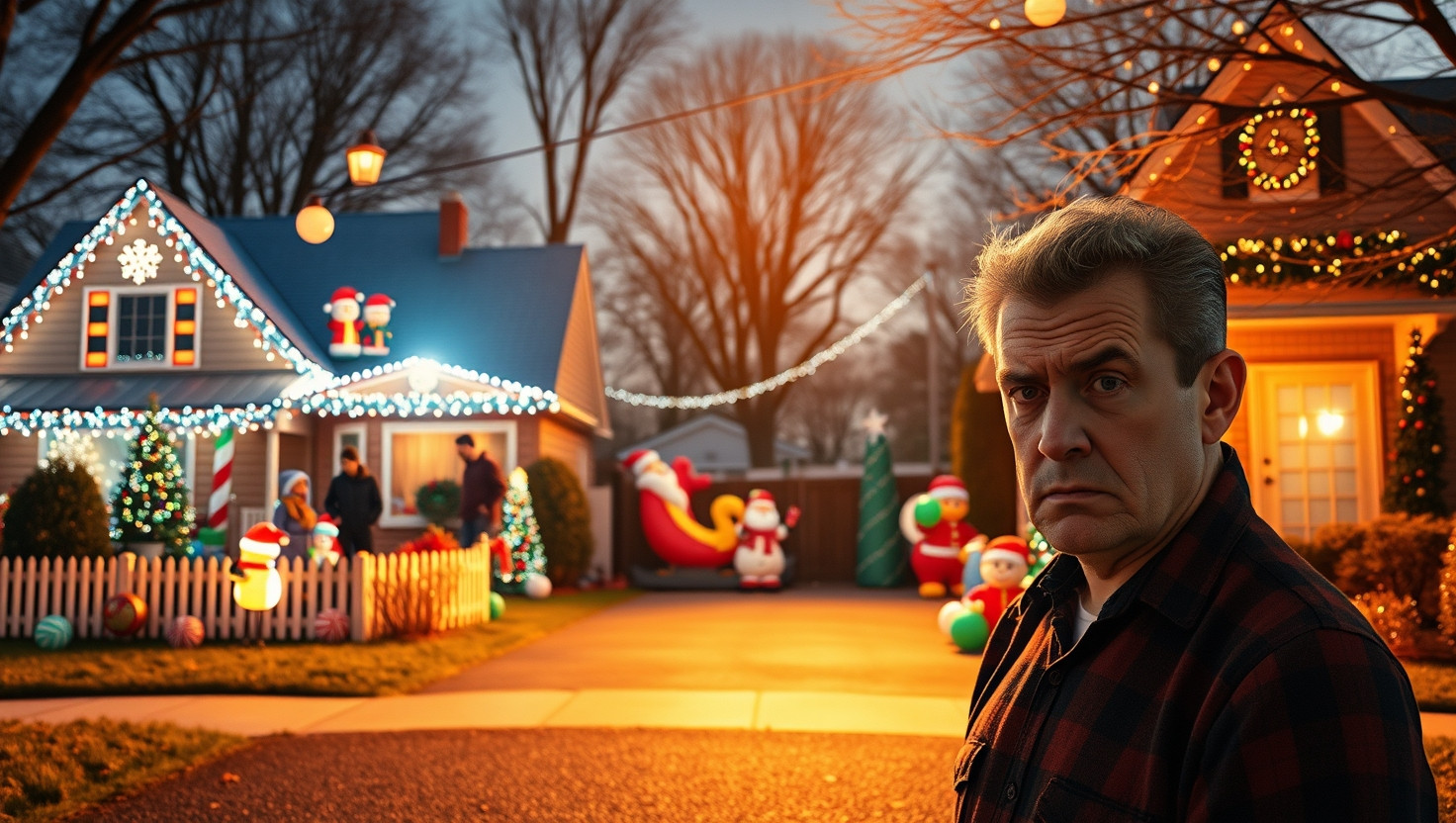Neighbors Excessive Holiday Decorations Causing Conflict: AITA for Asking Them to Tone It Down?