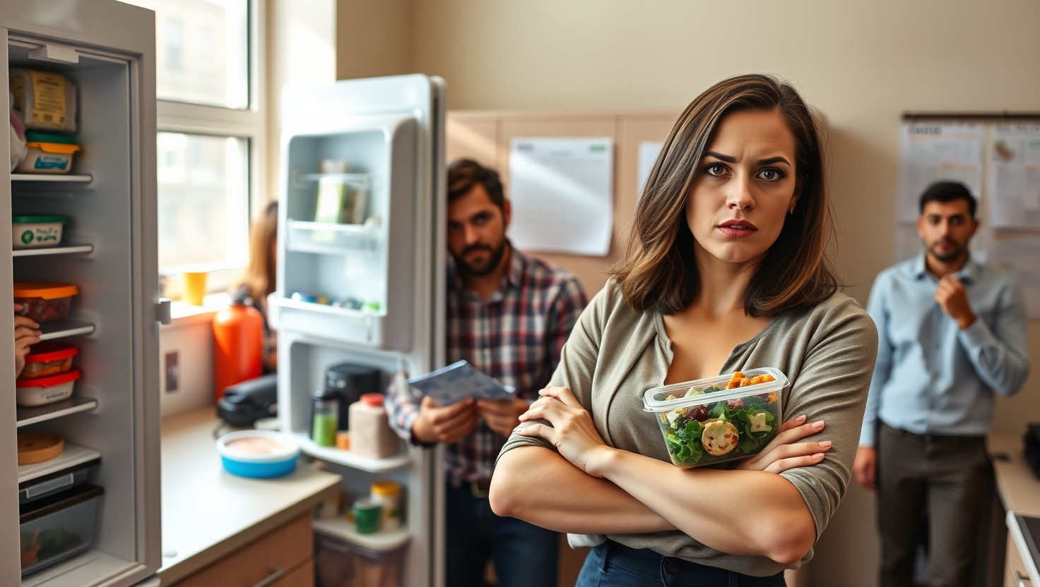Office Lunch Theft Drama: AITA for Confronting Coworker Over Stolen Salads?