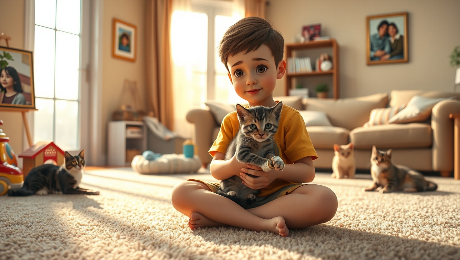 Debating letting my child adopt injured stray kitten - AITA?