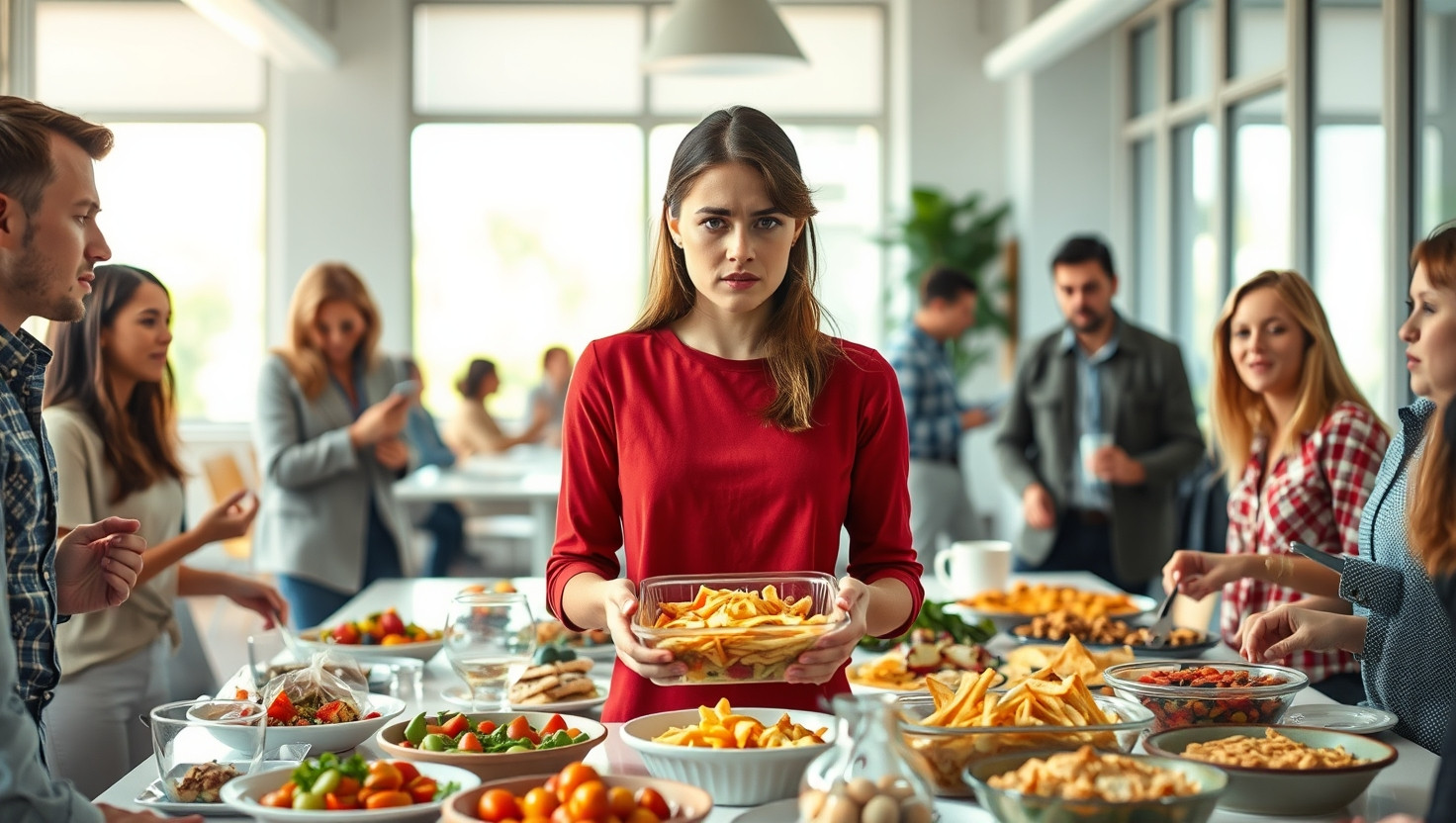 Skipping Potluck Office Party: AITA for Bringing My Own Meal Instead?