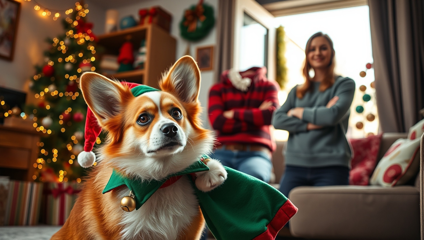 Should I Dress My Pet as a Holiday Elf Despite Roommates Disapproval?