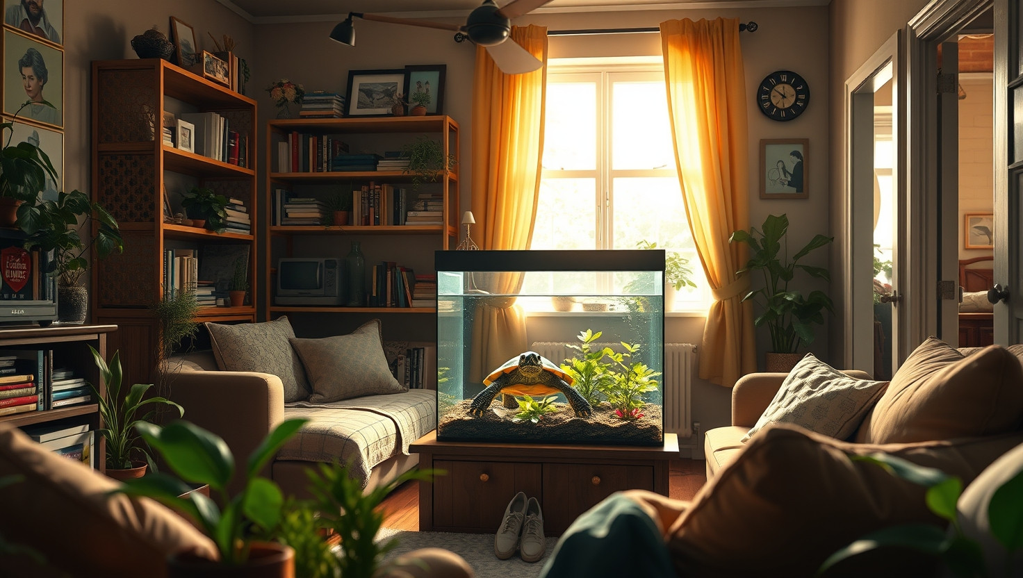 Roommates Pet Turtle Causing Rift: My Fear of Reptiles vs. Her Emotional Support Pet