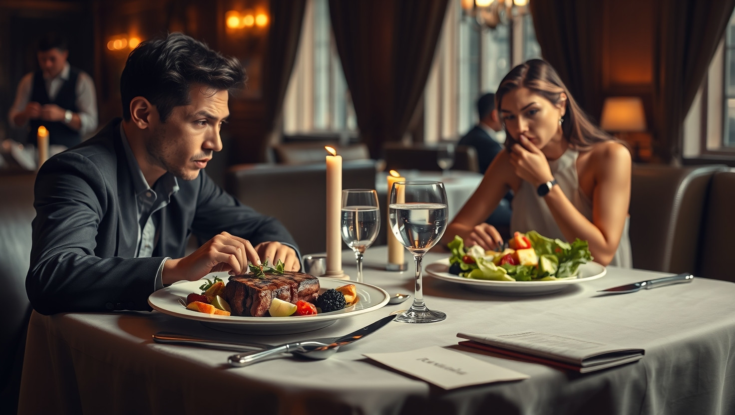 Friend Orders Extravagantly Without Asking - AITA for Refusing to Split the Bill Evenly?