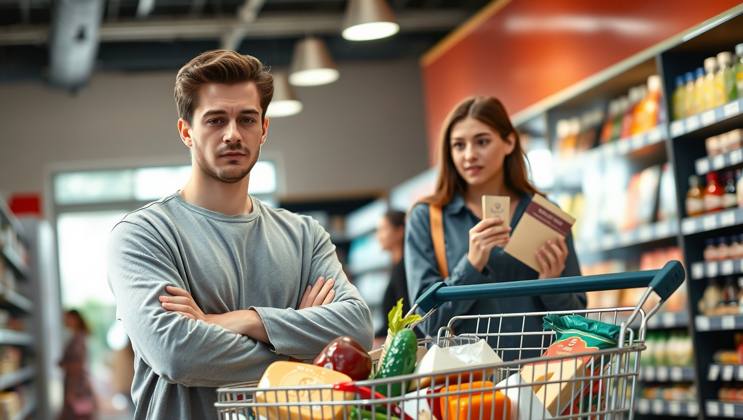 Friend Adds Expensive Items to Grocery Cart Without Asking: AITA for Refusing to Split Costs?