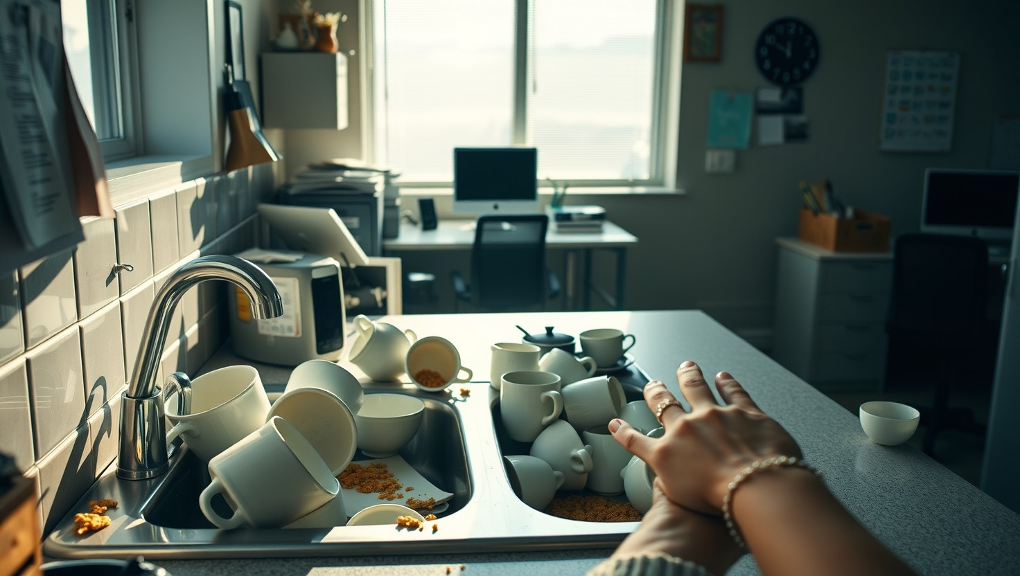 Dealing with a Messy Coworker: Should I Confront Them About Office Kitchen Cleanliness?