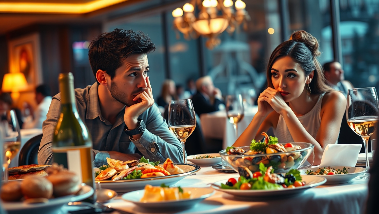 Debating Fair Split at Dinner: AITA for Asking Allergic Friend to Contribute Equally After Bill Shock?