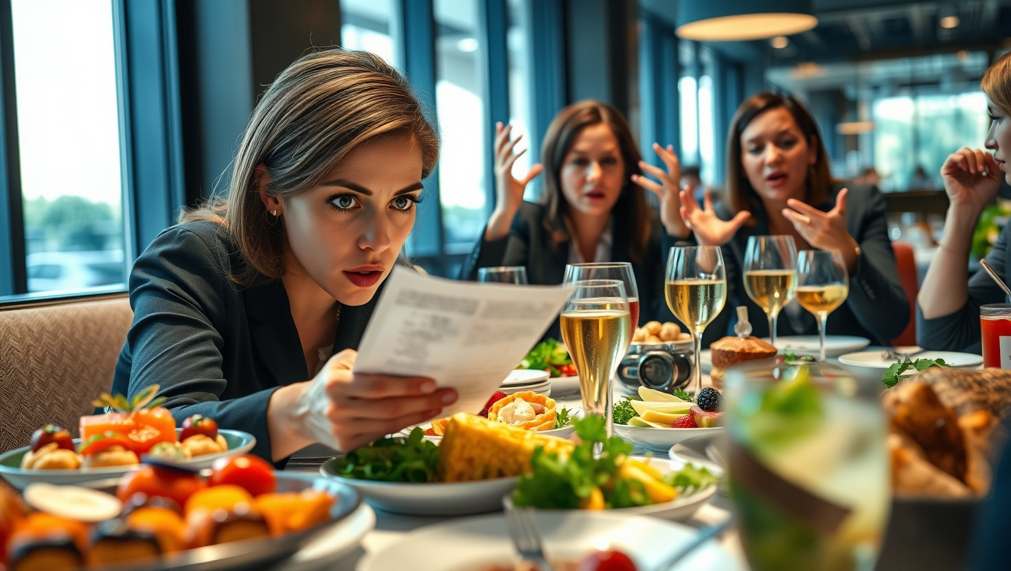 Coworker Orders Expensive Lunch Items Without Consulting Me: AITA for Refusing to Split the Bill Evenly?