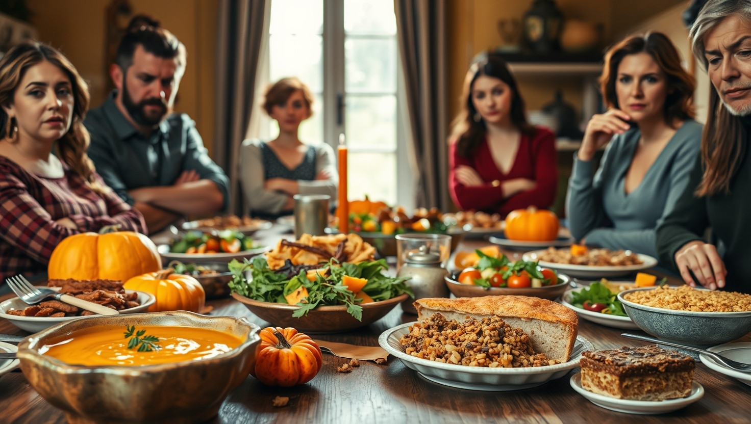 Vegan Host Stirs Controversy by Serving Plant-Based Thanksgiving Dinner to Meat-Eating Family - AITA?
