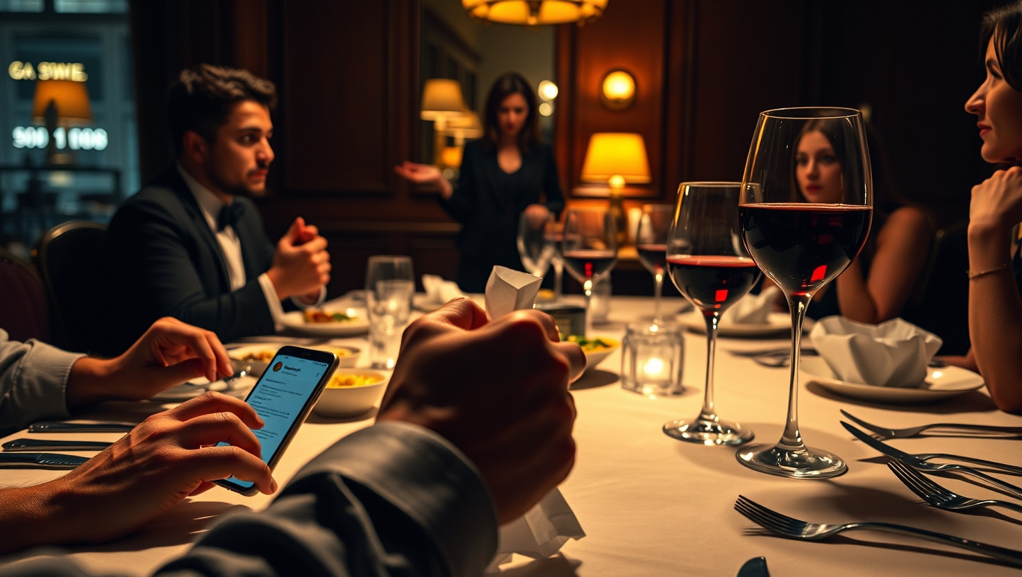 Friend Leaves Restaurant Early, Refuses to Pay Fair Share - AITA for Asking for Reimbursement?