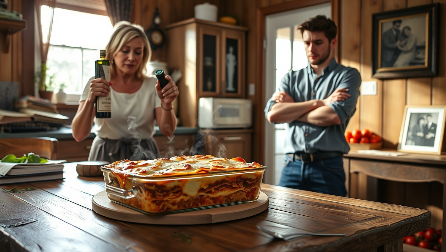 Family Feud: Should I Ban Mom from the Kitchen for Messing with Our Sacred Lasagna Recipe?