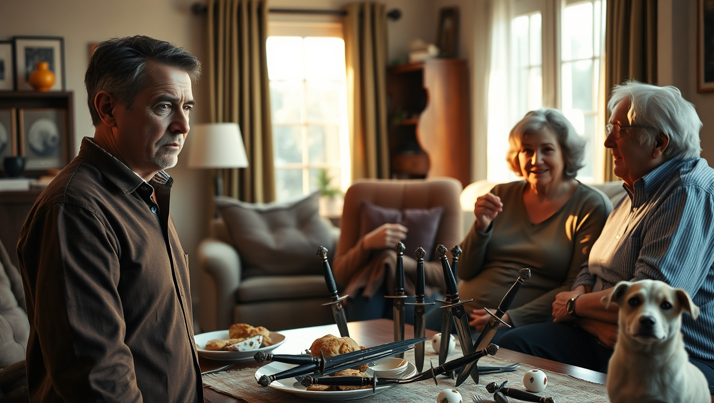 Parents Strange Bond with Mysterious Stranger Sparks Family Conflict - AITA for Refusing Their Pet Adoption?