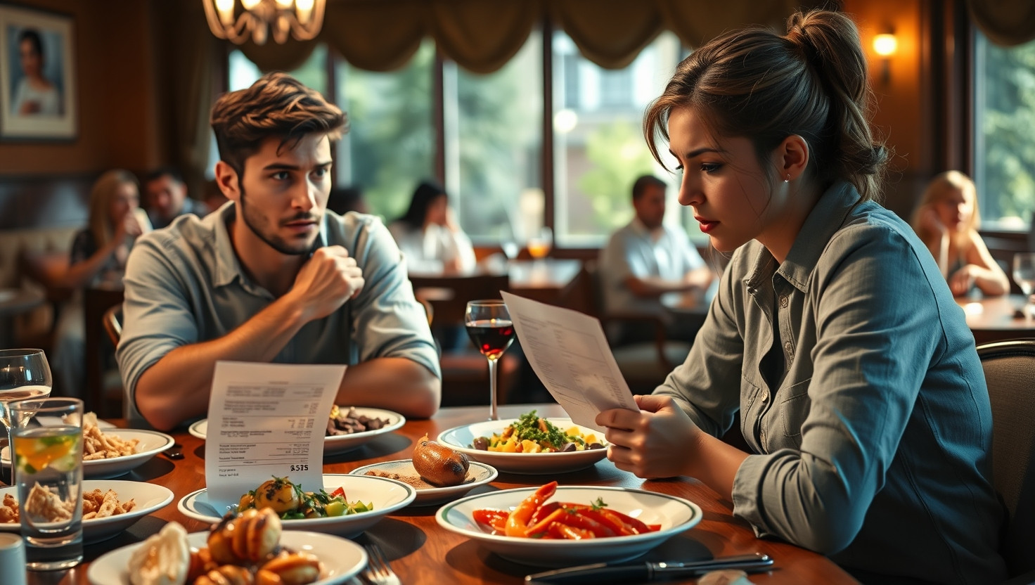 Friend adds expensive items to bill without consulting me - AITA for refusing to split evenly?