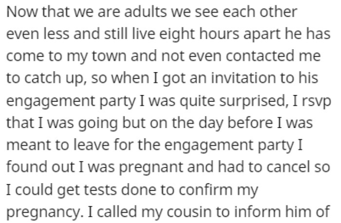 Now that they're adults, OP and her cousin rarely see each other