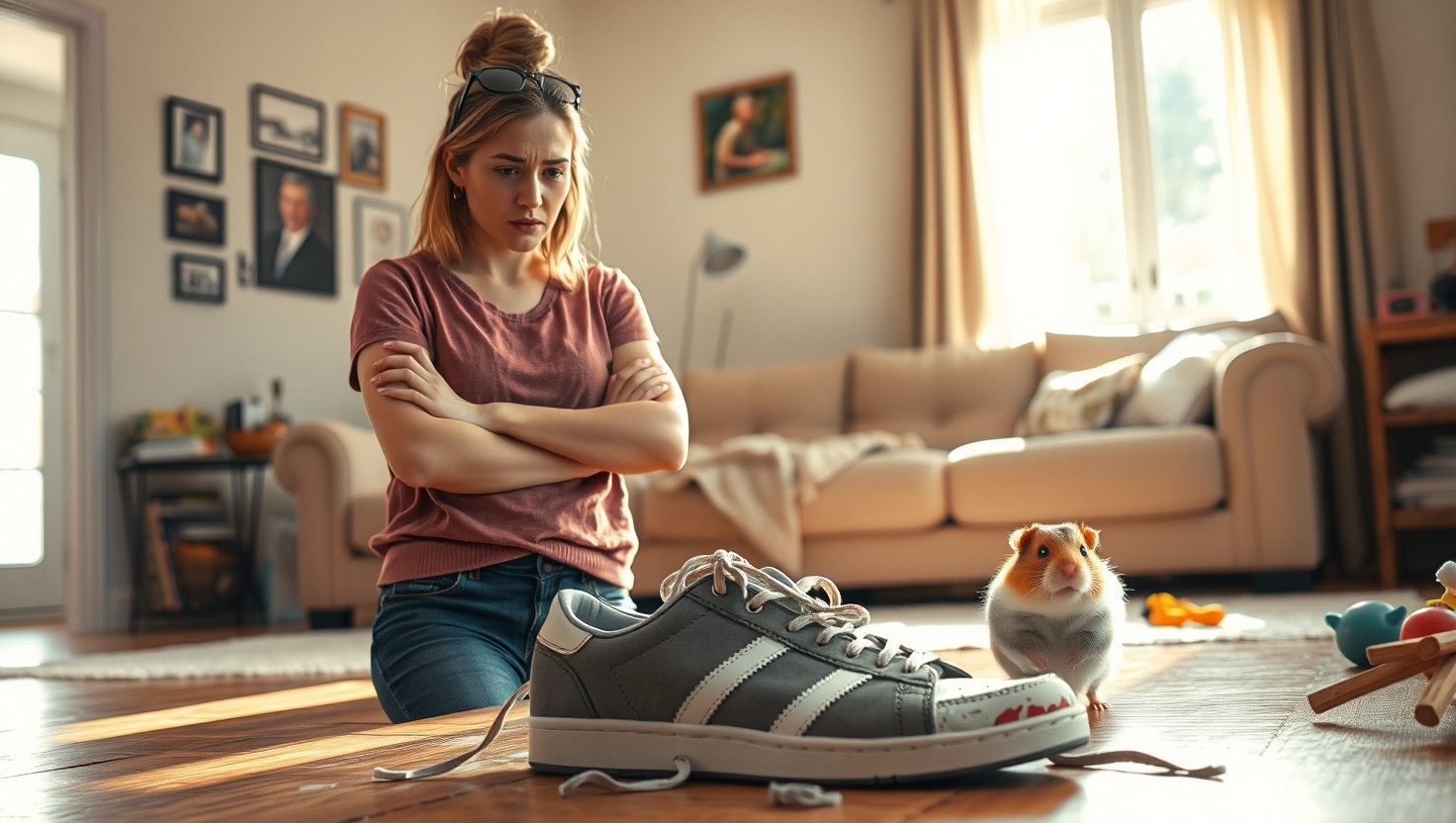 Boyfriends Hamster Destroys Sneakers: AITA for Not Allowing it Back?