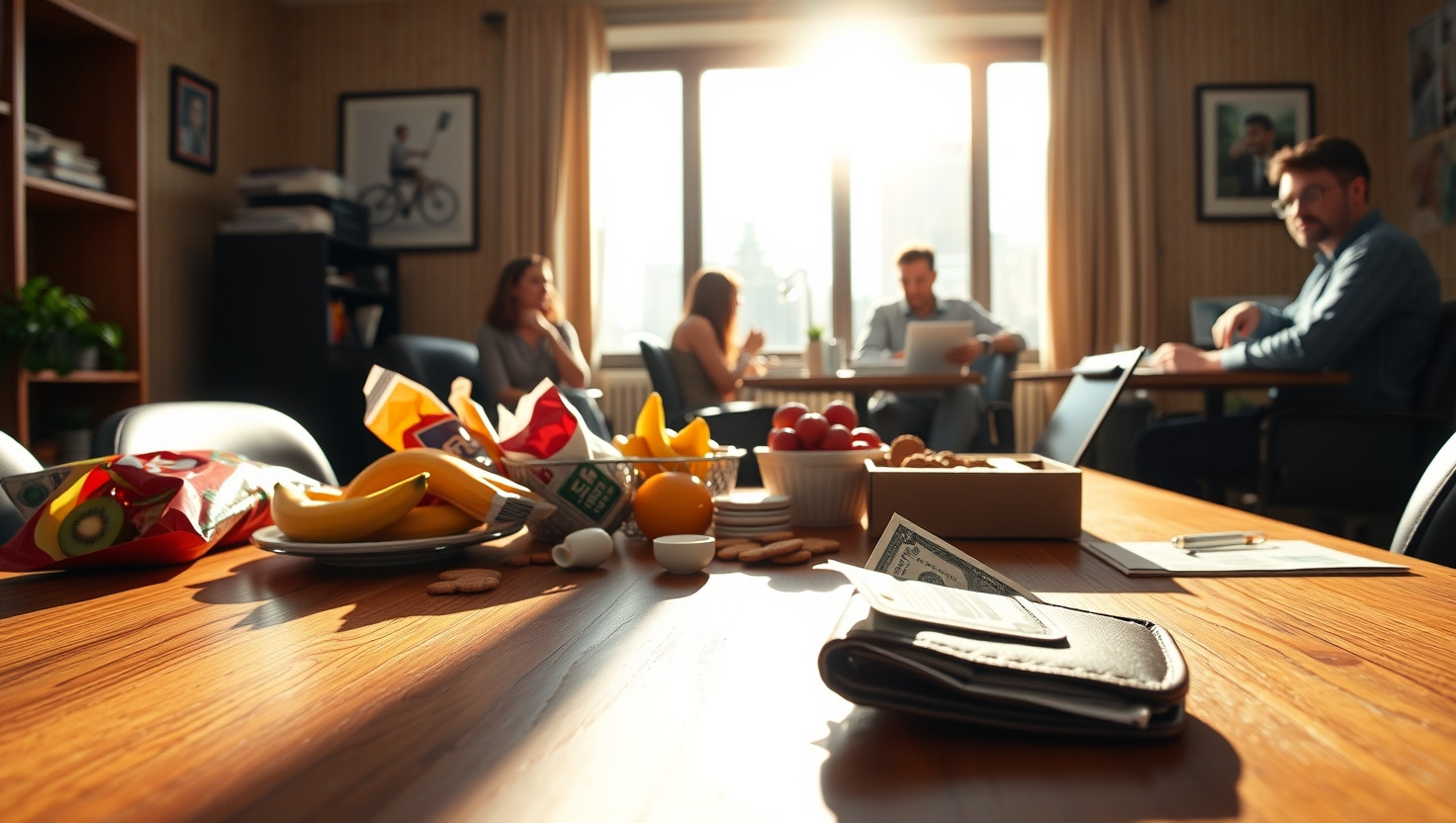 Coworkers Unpaid Snack Fund Leads to Controversy - AITA for Using Her Money on My Snacks?