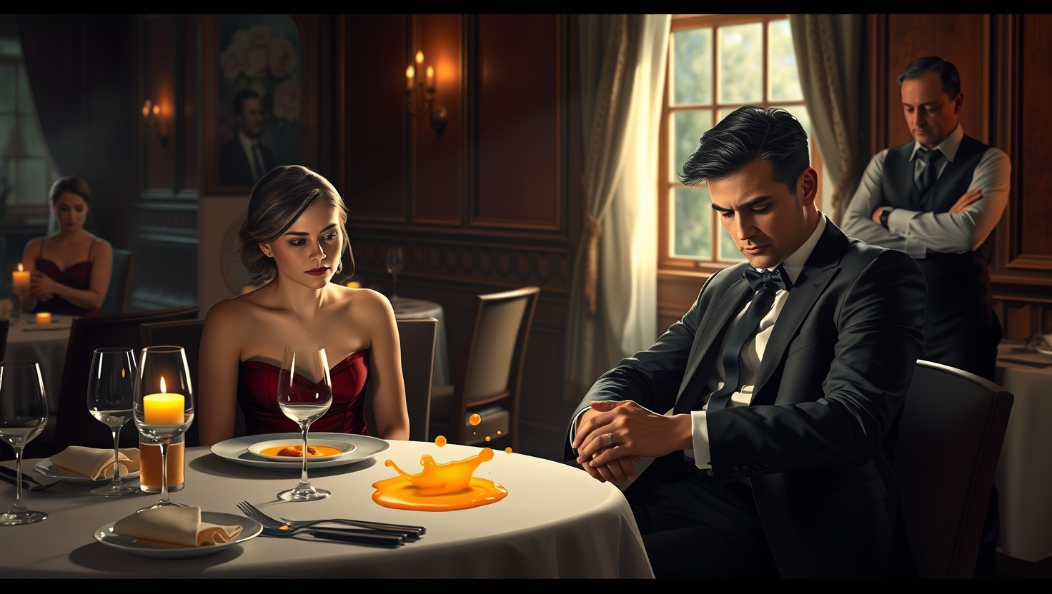 Should I Tip a Rude Waiter Who Spilled Soup on My Date? AITA?