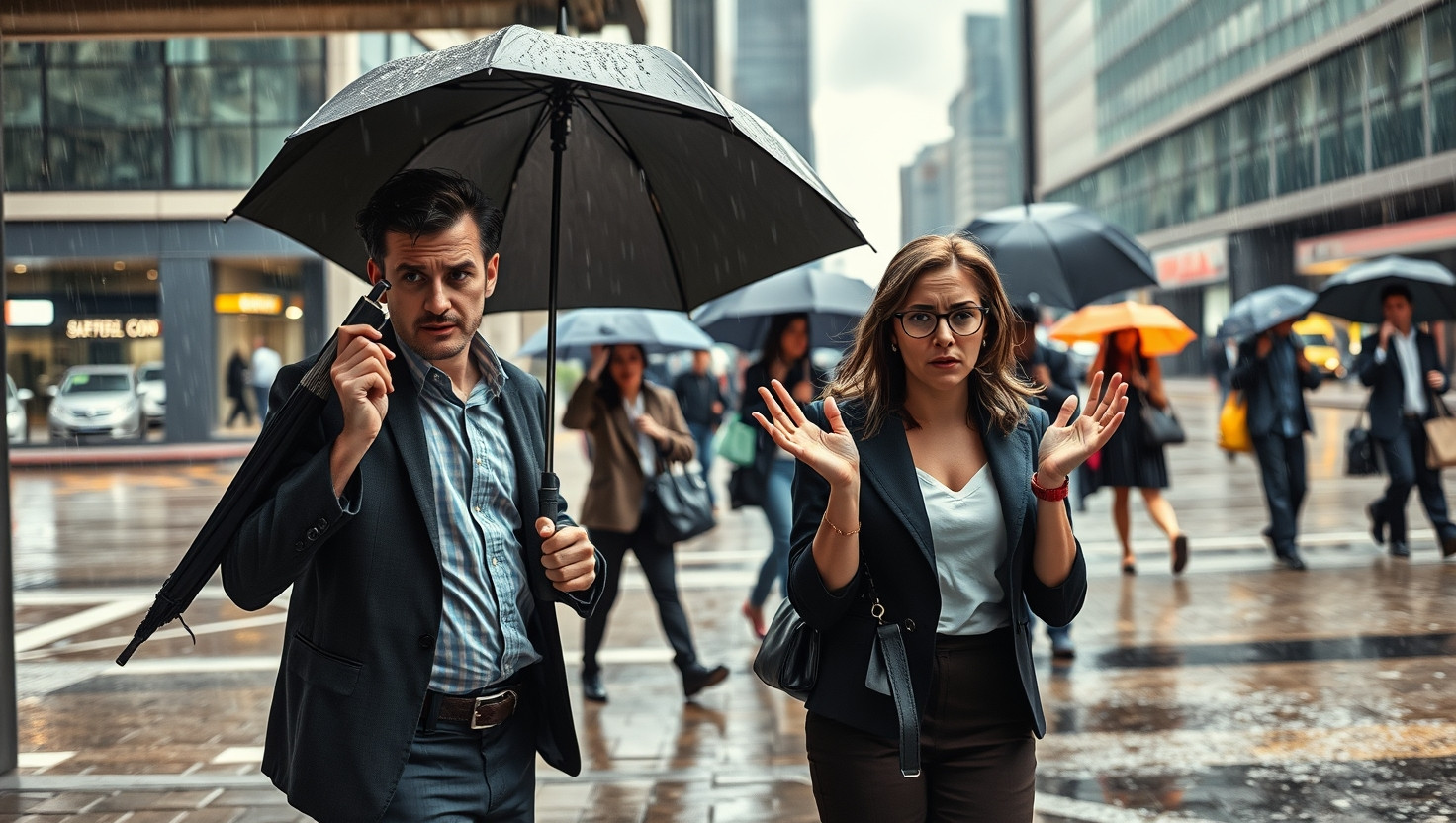 Workplace Dilemma: AITA for Not Sharing My Umbrella During Lunch Break Spat?