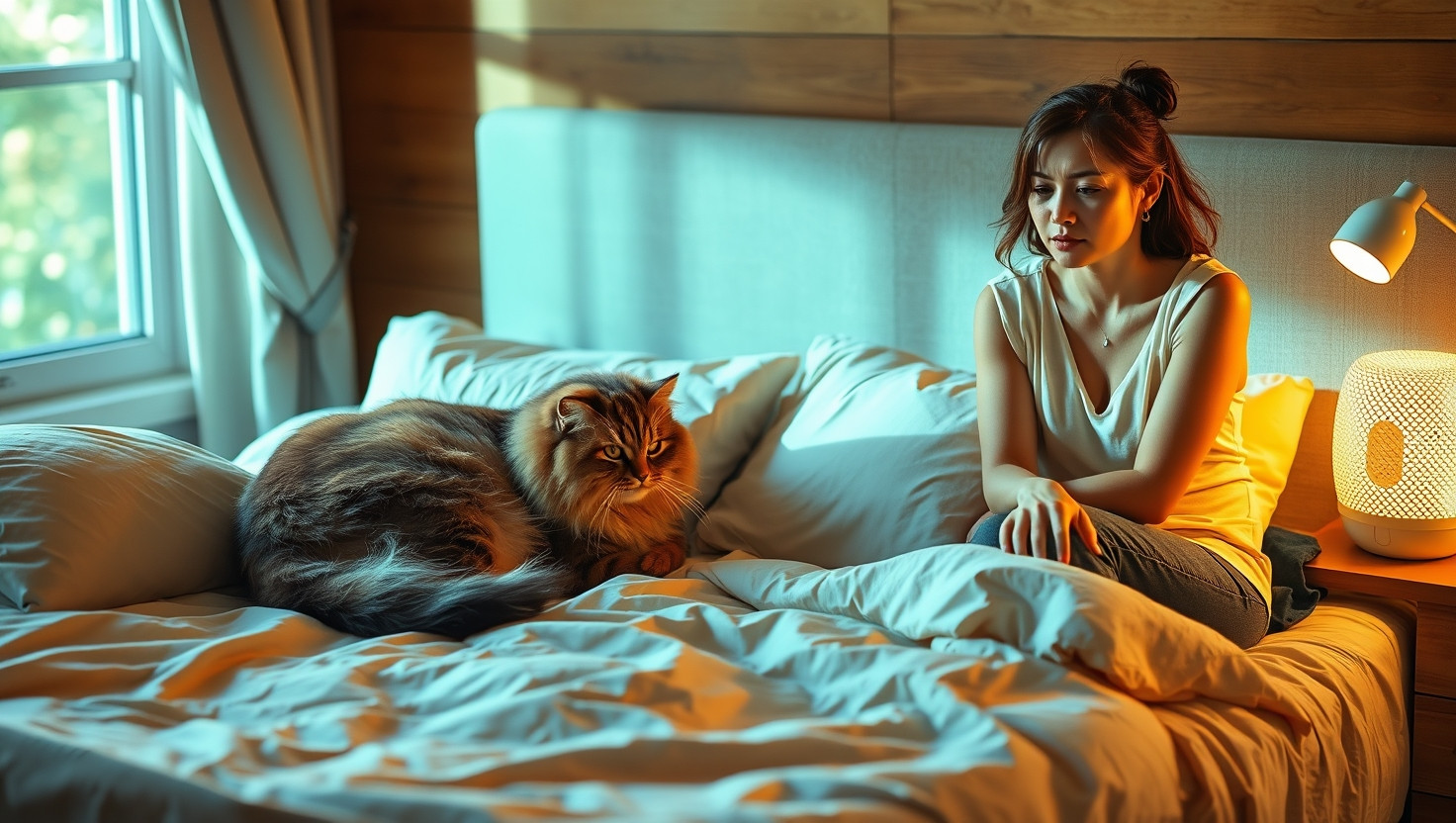 Partners Cat Causing Allergy Issues: AITA for Banning It from Our Bed?