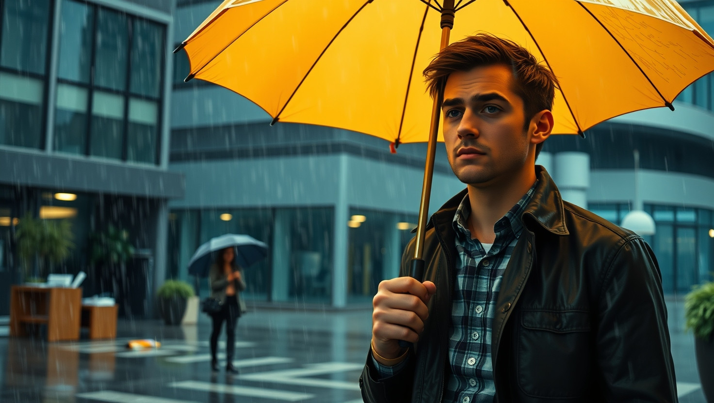 Am I the Jerk for Refusing to Share My Umbrella with a Forgetful Coworker?