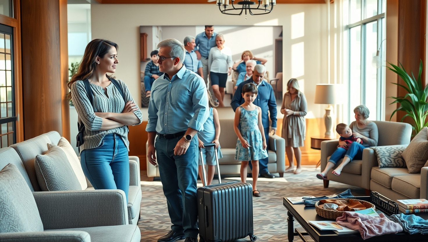 Family Vacation Dilemma: AITA for Insisting on Separate Hotel Rooms for Privacy?