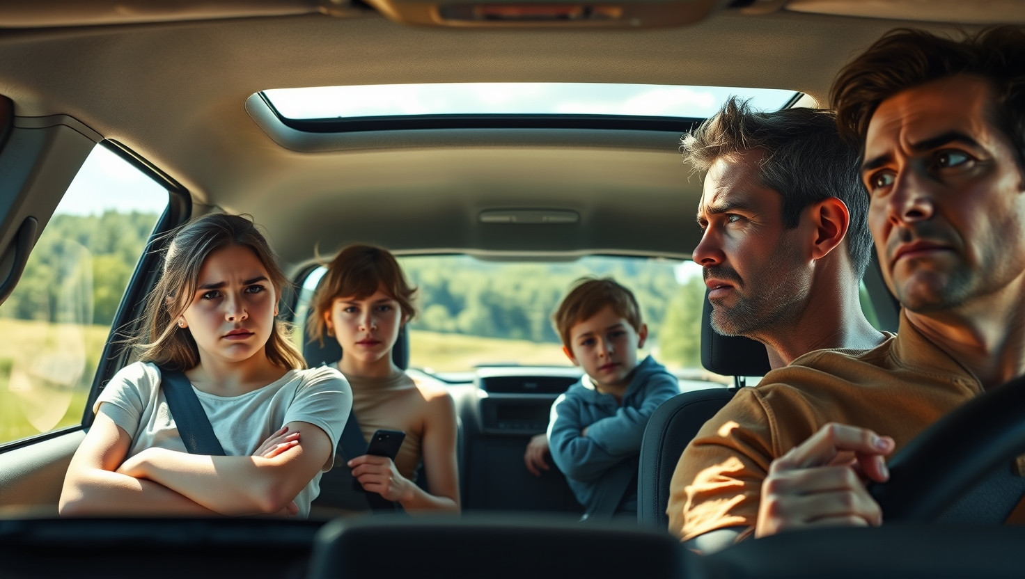 Family Road Trip Drama: Enforcing a No-Tech Rule Sparks Rebellion - AITA?