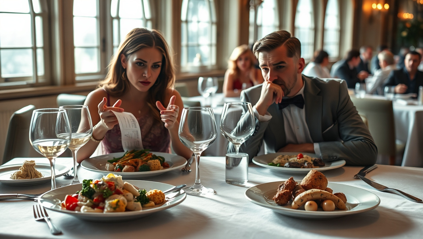 Am I the Jerk for Refusing to Split Bill for Friends Extravagant Meal?