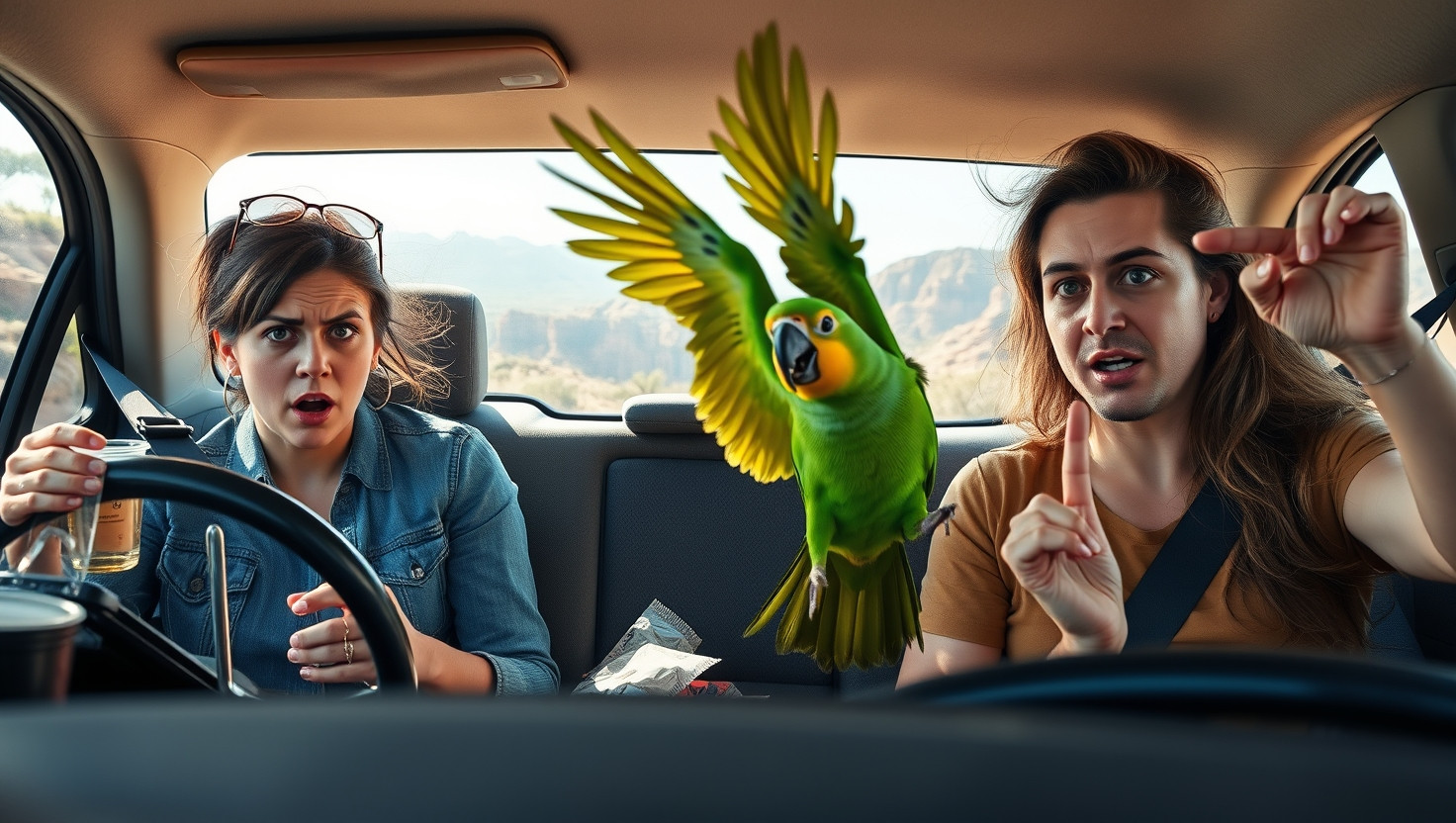 Friends Untrained Parrot Ruins Cross-Country Road Trip - AITA for Refusing?