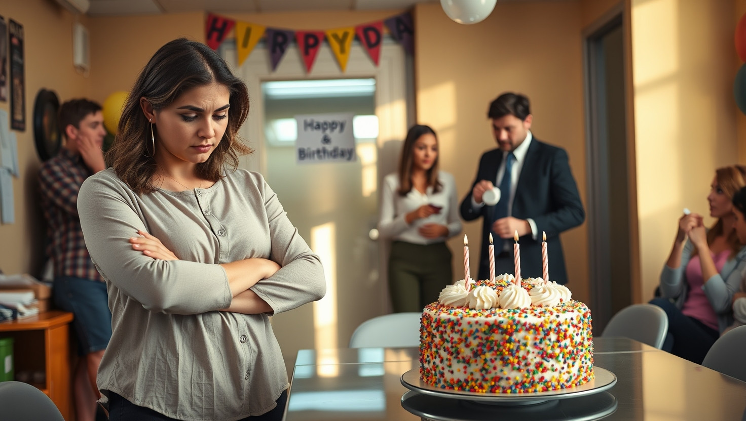 Coworkers Birthday Snub Sparks Office Drama - AITA?