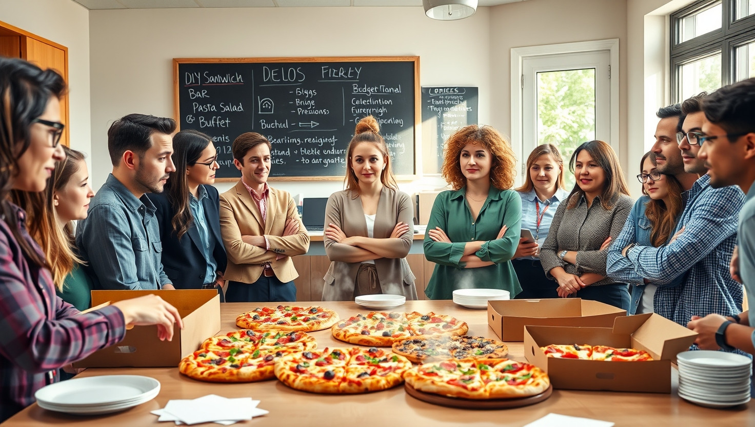 Office Pizza Dilemma: AITA for Suggesting Cheap Lunch Ideas But Refusing to Chip In for Pricier Toppings?