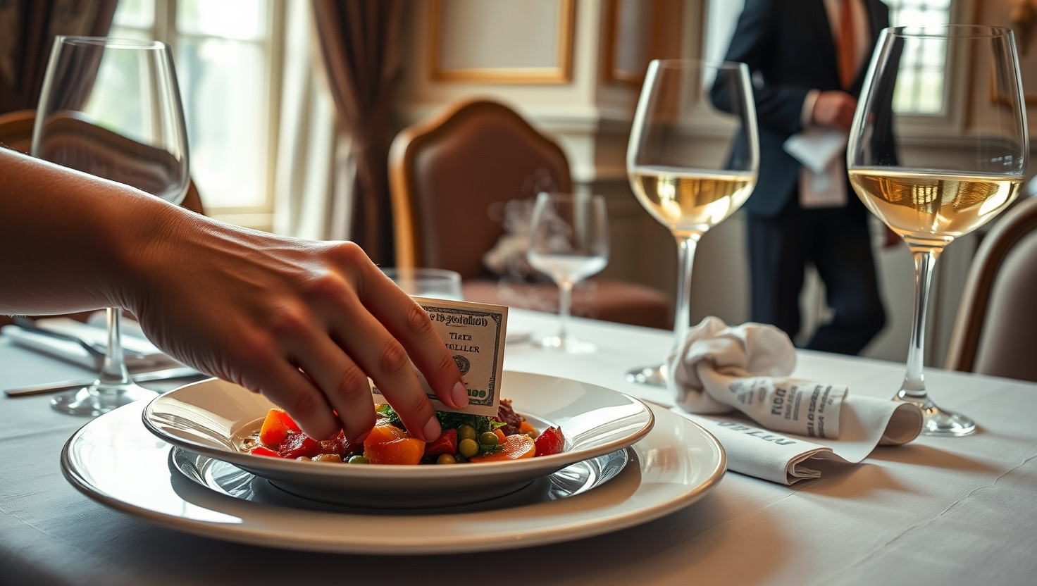 AITA for tipping poorly at a high-end restaurant due to bad service?