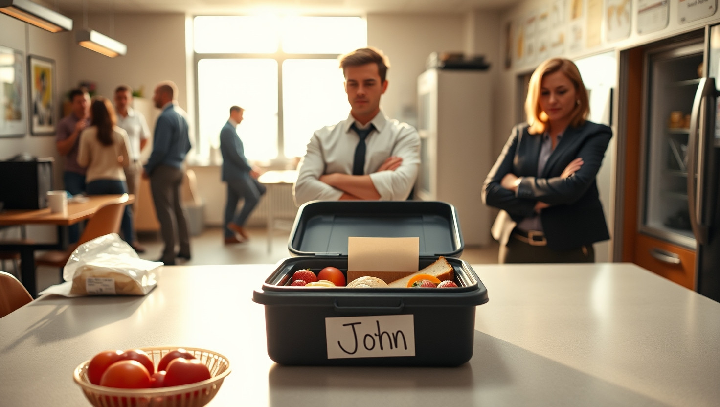 Colleague steals my lunch due to financial struggles - AITA for refusing to share?