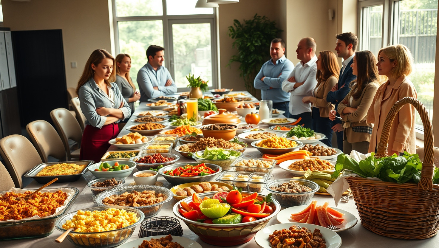 Office Potluck Drama: Banning Salads Sparks Controversy Among Health-Conscious Coworkers