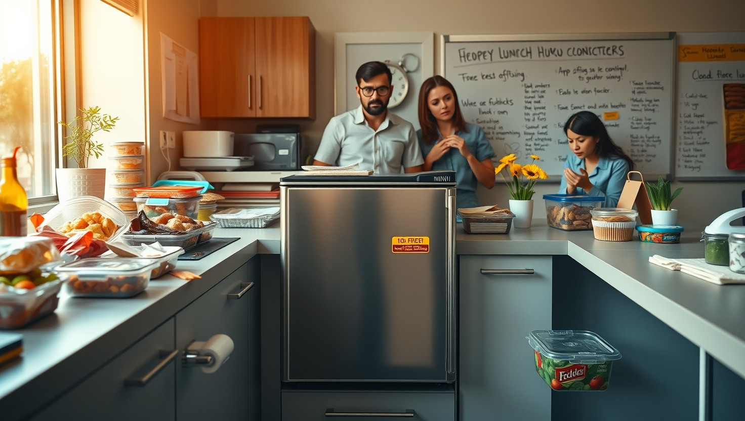 Office Worker Locks Fridge to Stop Lunch Theft - AITA for Taking Matters into My Own Hands?