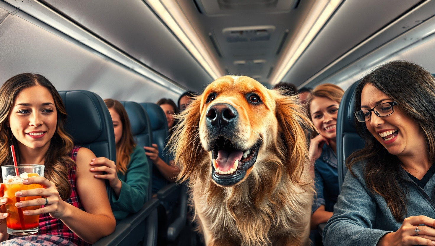 Sisters Dog Causes Chaos on Flight: Should She Cover the Travel Expenses?