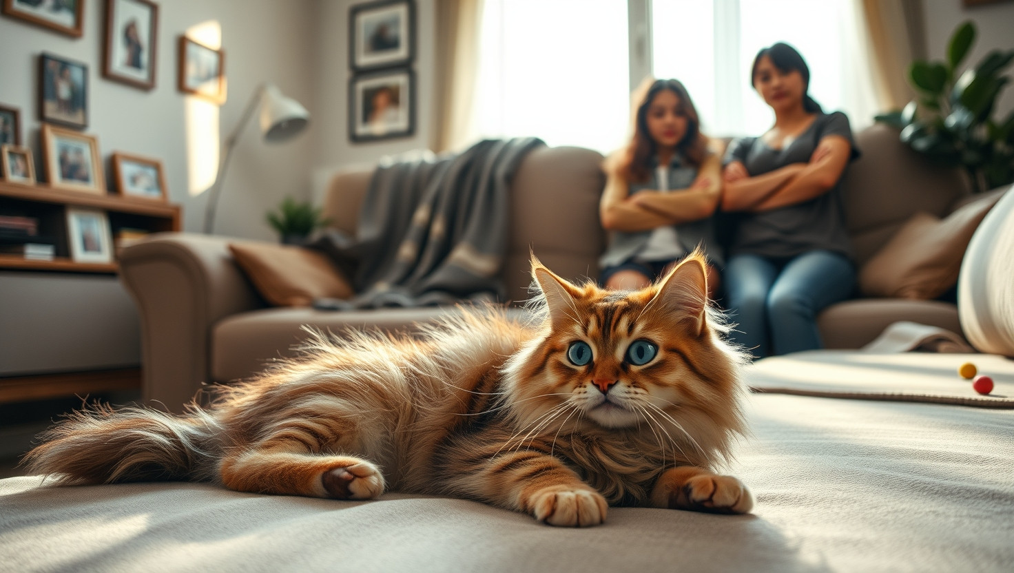 Sister Wants to Keep Family Cat: AITA for Saying No?