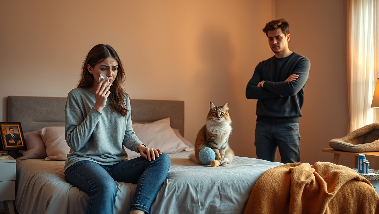 AITA for Refusing to Let My Dates Cat Sleep in My Bed?