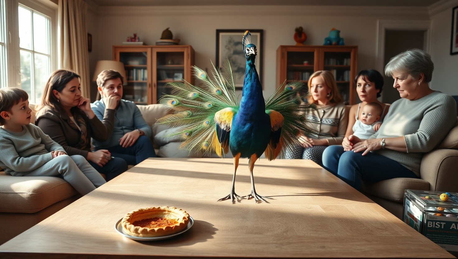 Should I Allow My Siblings Emotional Support Peacock at Our Family Gathering?