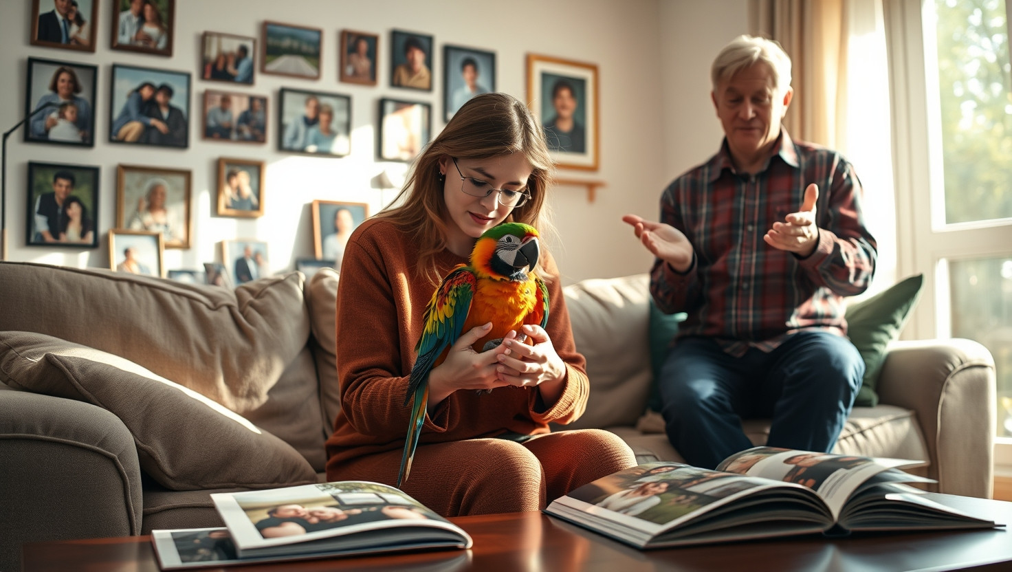 Should I Share Custody of Our Late Parents Pet Parrot?