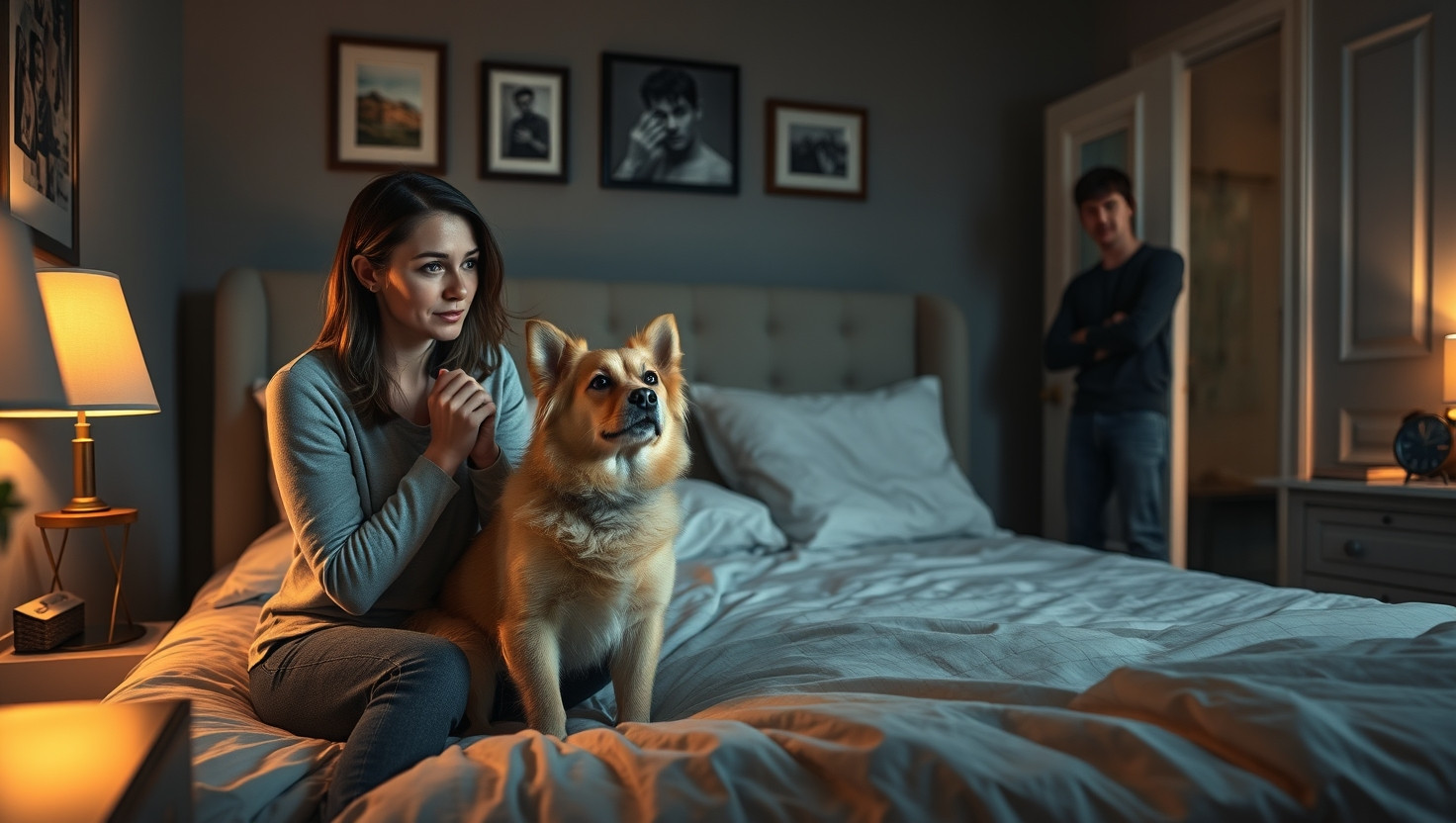 Should I Refuse to Let My Boyfriends Anxious Dog Sleep in Our Bed?