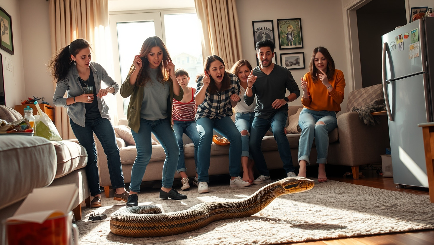 Roommates Loose Snake Causes Panic in Apartment Building - AITA for Asking Her to Control It?